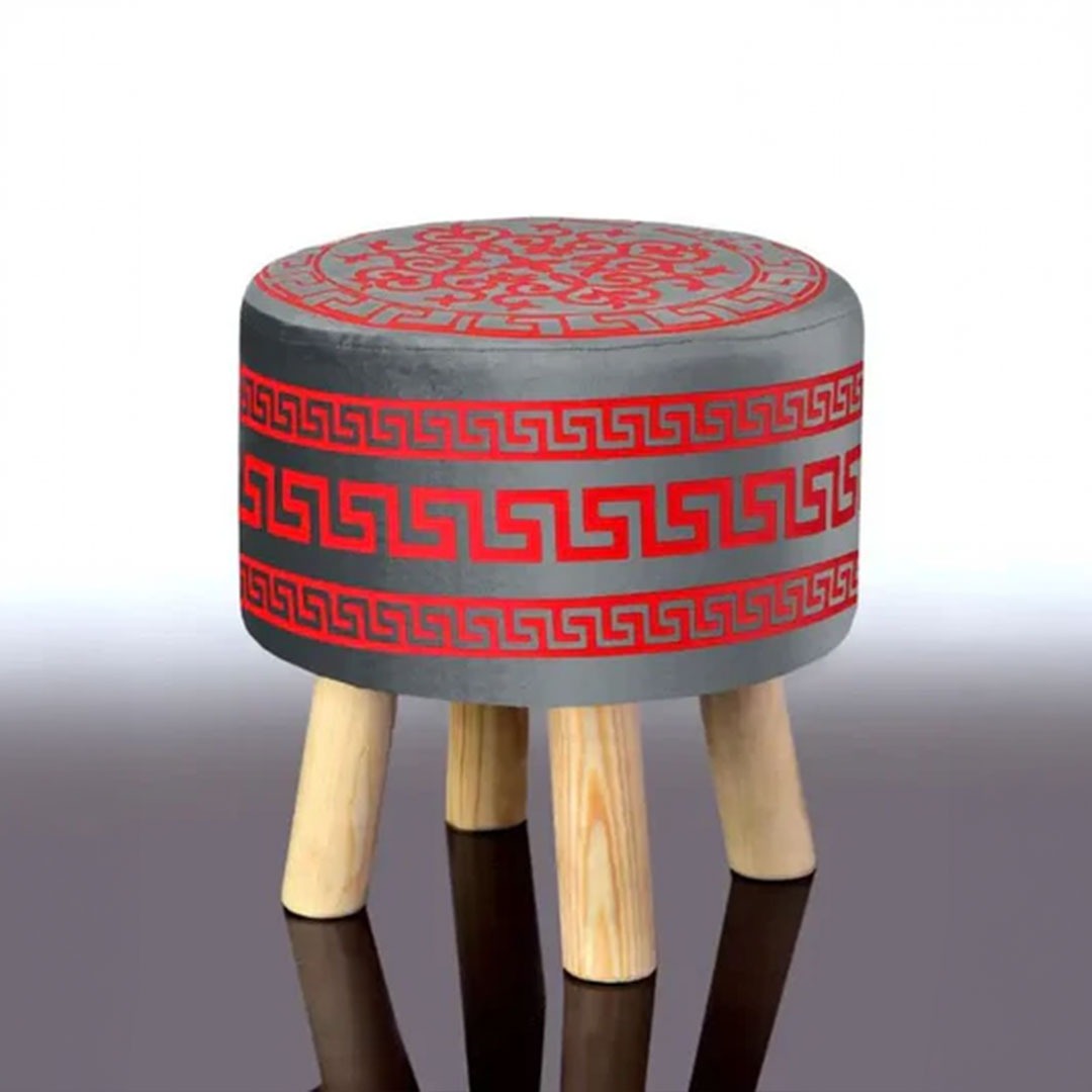 Wooden stool Versace Designed