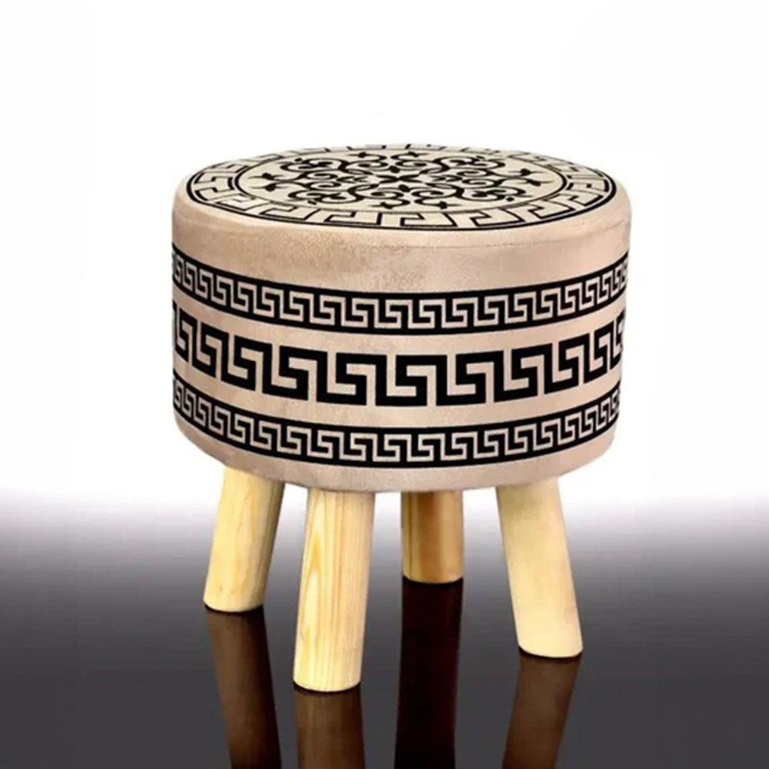 Wooden stool Versace Designed