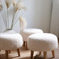 Wooden stool round shape Designed