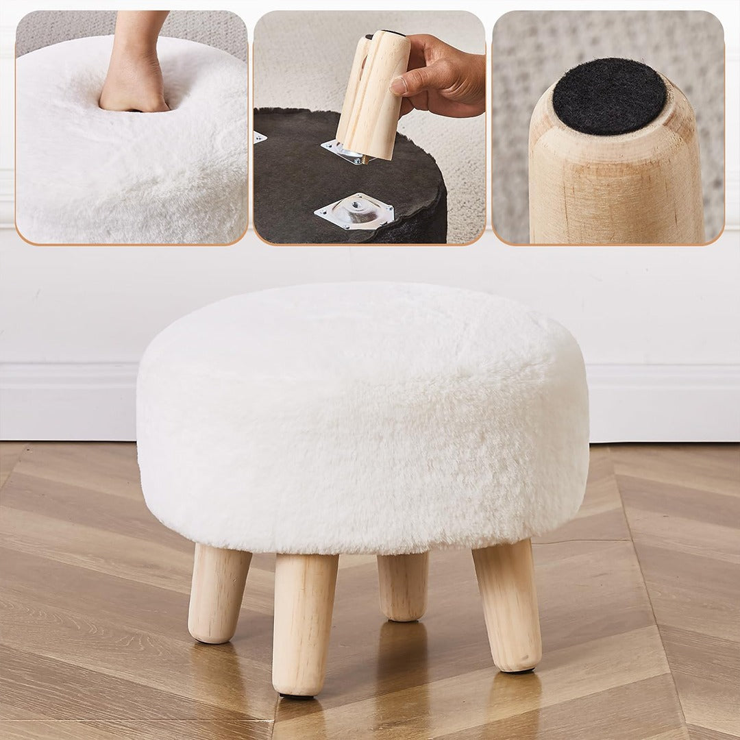 Wooden stool round shape Designed