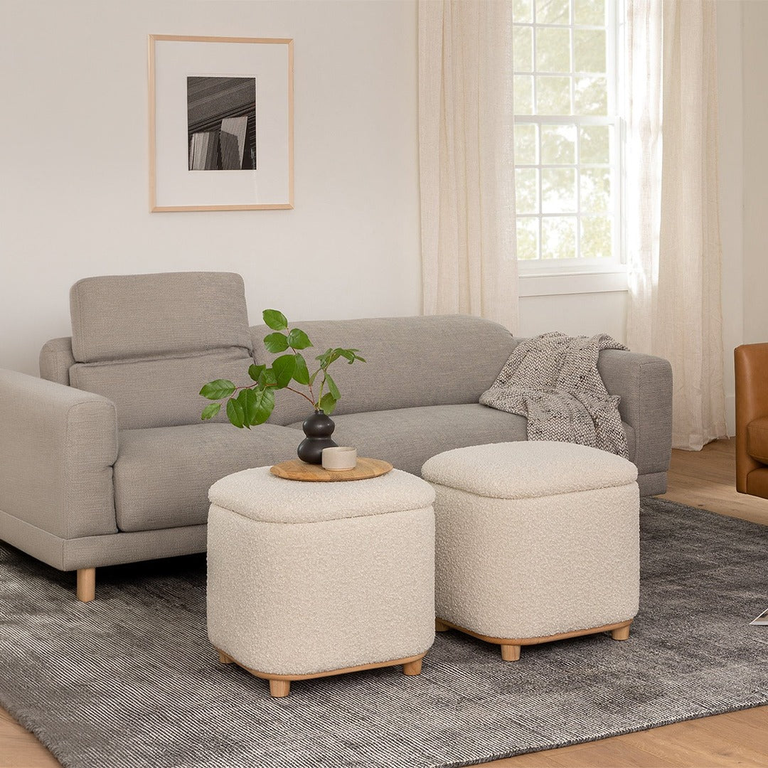 Wooden stool with Storage space