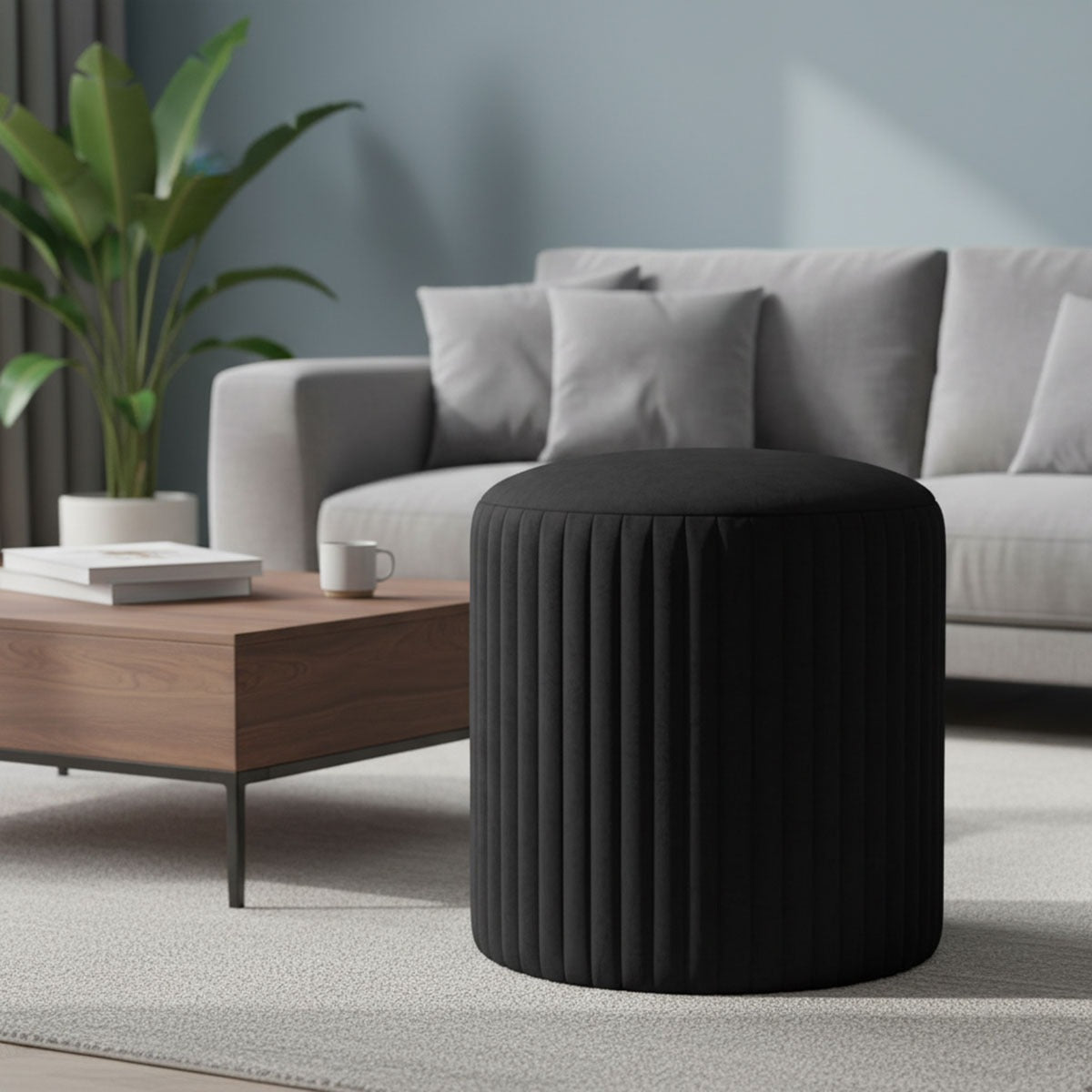Wooden stool Round Designed