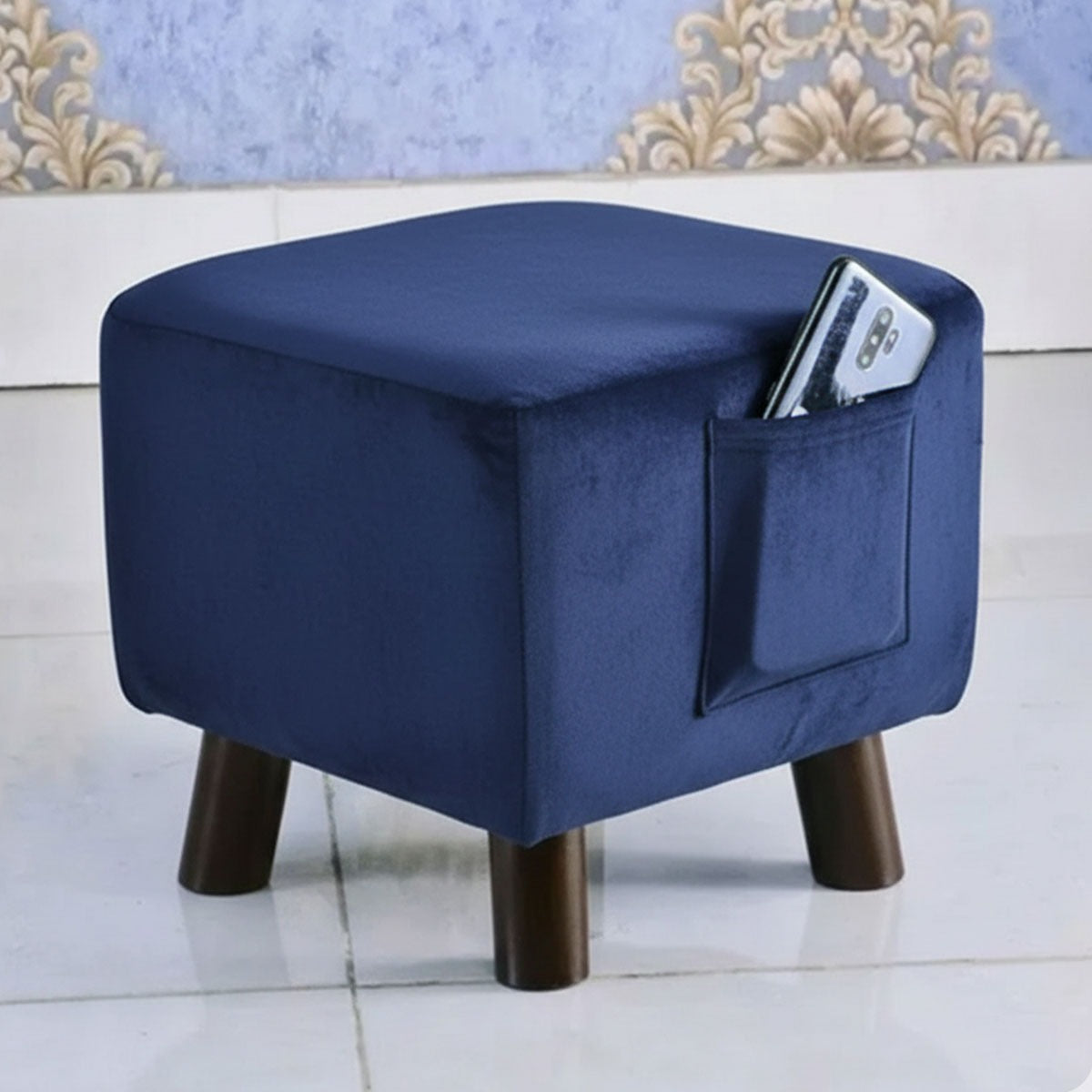 Wooden stool square shape Designed