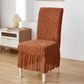 Zebra Chair Cover Copper Brown