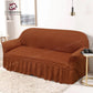 Zebra Sofa Cover Copper Brown