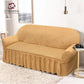 Zebra Sofa Cover Skin Golden