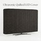 Zigzag Ultrasonic Quilted LED Cover Dust Proof - Black