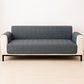 Zigzag Ultrasonic Quilted Sofa Cover Gray
