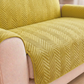 Zigzag Ultrasonic Quilted Sofa Cum Bed Covers Golden