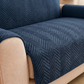 Zigzag Ultrasonic Quilted Sofa Cum Bed Covers Navy Blue