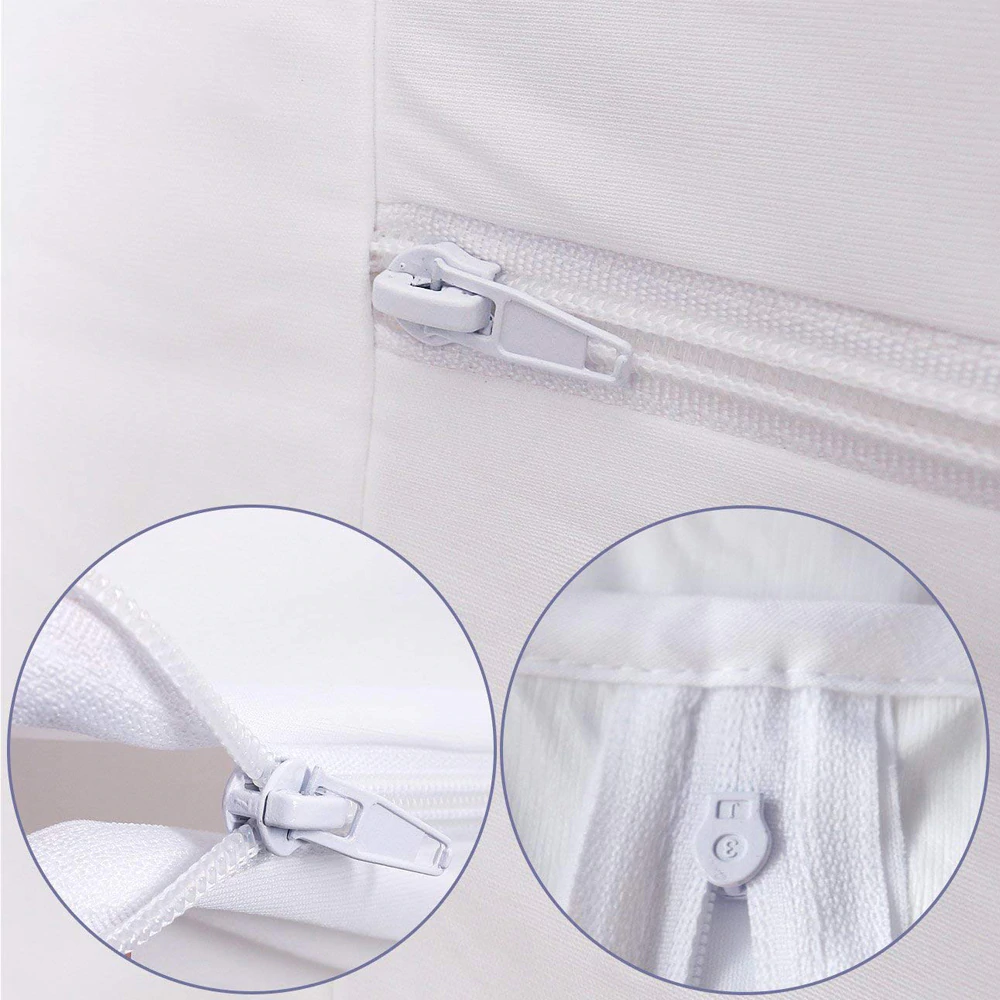 Zipper Waterproof Mattress Cover Brown