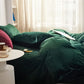 Reversible Duvet Set Velvet  - Green (284)
