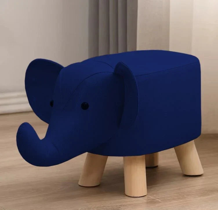 Wooden Stool Elephant Shaped Designed