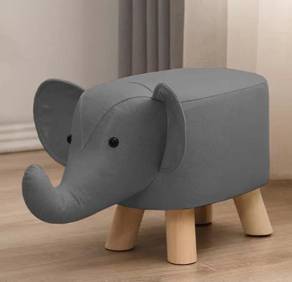 Wooden Stool Elephant Shaped Designed