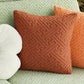 China Mazed Cushion Covers Rust