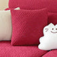 China Mazed Cushion Covers Maroon
