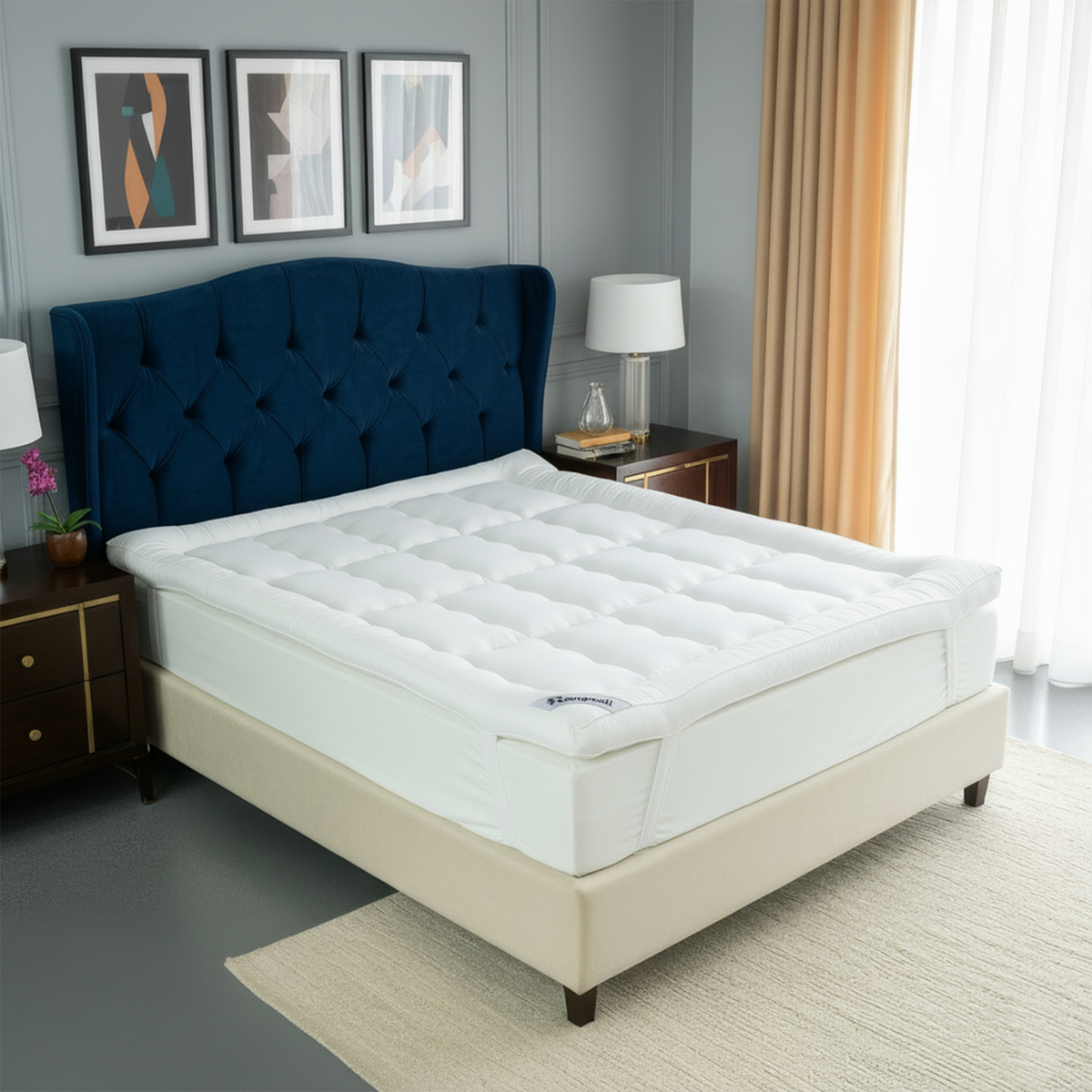 EDEN CURVES MATTRESS TOPPER (with Free Eye Mask Gift)
